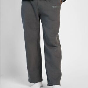 Steel Grey You Matter Straight Leg Sweatpants